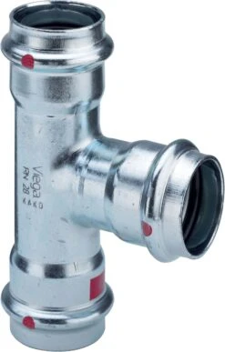 Viega Prestabo T-Stück 558666 42 Mm, Stahl Verzinkt, SC-Contur