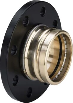 Viega Sanpress XL-Flanschübergang 479954 DN 65 X 76,1 Mm, Rotguss, SC-Contur