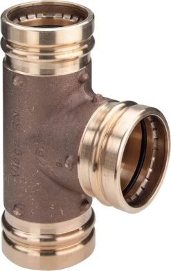 Viega Sanpress XL-T-Stück 354428 108 X 54 X 108 Mm, Rotguss