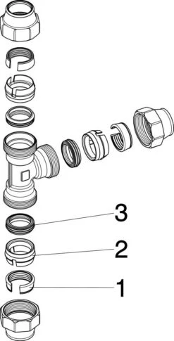 Viega T-Stück Maxiplex 40 Mm, Rotguss, Gleichseitig 7 Viega T-Stück Maxiplex 40 Mm, Rotguss, Gleichseitig -Heimwerkzeuge Viega T Stueck Maxiplex 40 mm Rotguss gleichseitig 2