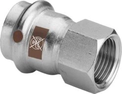 Viega Temponox Übergangsstück 811815 28 Mm X Rp 3/4, Stahl, Nicht Rostend, Rp-Gewinde, SC-Contur