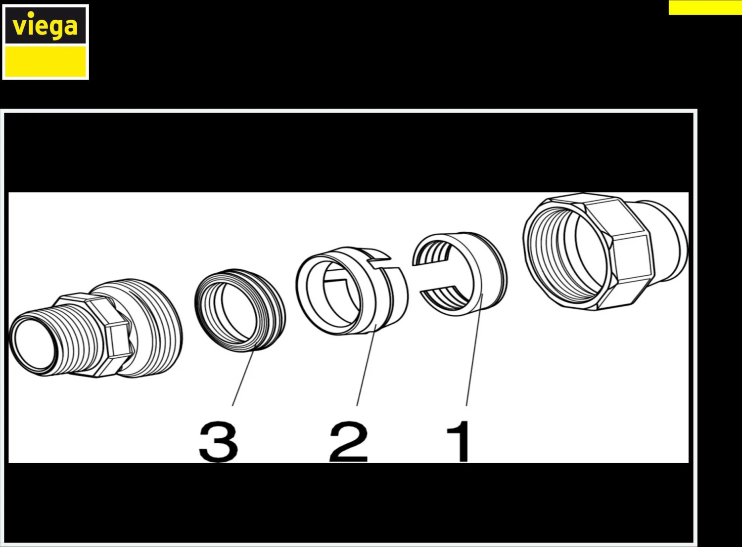 Viega Verschraubung Maxiplex 9011 63 Mm X 2" AG, Rotguss 4 Viega Verschraubung Maxiplex 9011 63 Mm X 2" AG, Rotguss – Bild 2