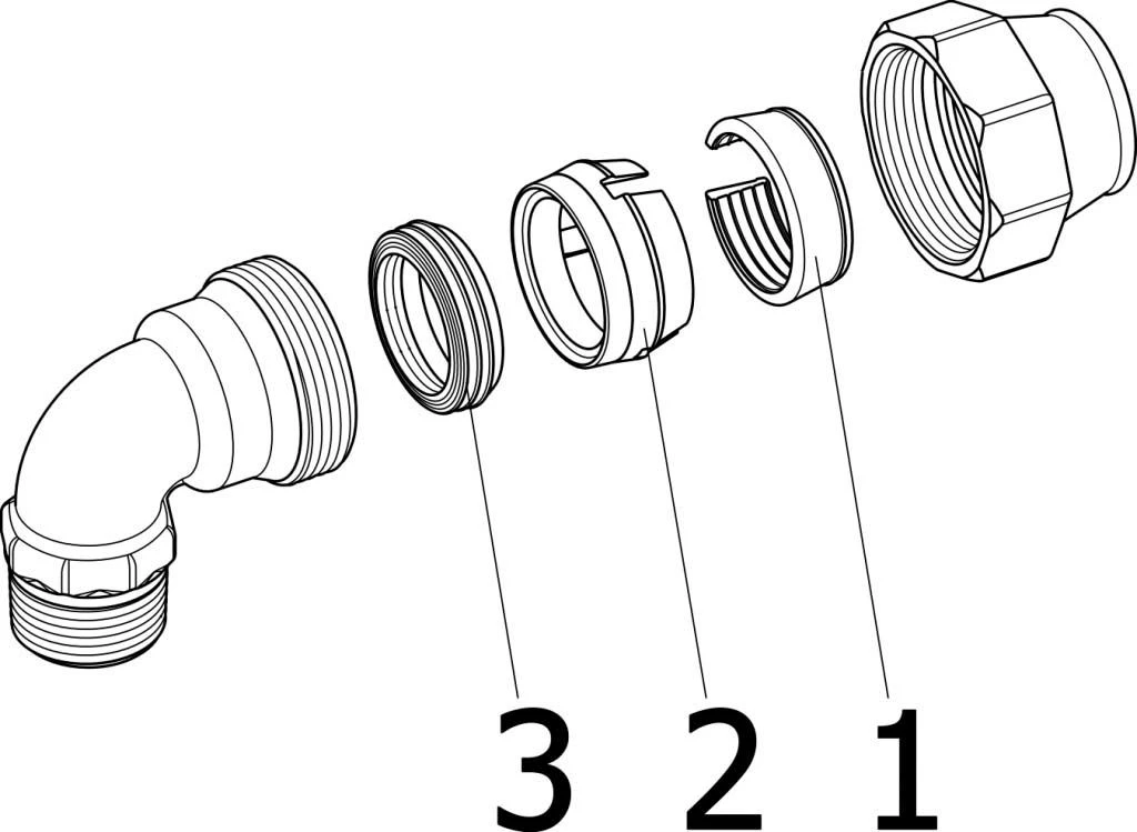 Viega Winkelverschraubung Maxiplex 9021 63 Mm X 2" AG, Rotguss 5 Viega Winkelverschraubung Maxiplex 9021 63 Mm X 2" AG, Rotguss – Bild 3