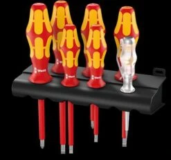 Wera Kraftform Schraubendrehersatz 05006147001 160 I/7 Plus Serie 100 + Rack / 7-teilig