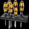 Wera Schraubendreher Kraftform 932/6 Schraubendrehersatz 6 Teilig, Schraubmeißel -Heimwerkzeuge Wera Schraubendreher Kraftform 932 6 Schraubendrehersatz 6 teilig Schraubmeissel