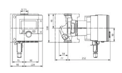 Wilo Stratos MAXO-Z Trinkwasserpumpe 2186307 25/0,5-6, PN 16, 230 V, 50/60 Hz -Heimwerkzeuge Wilo Stratos MAXO Z Trinkwasserpumpe 2186307 25 05 6 PN 16 230 V 50 60 Hz 2