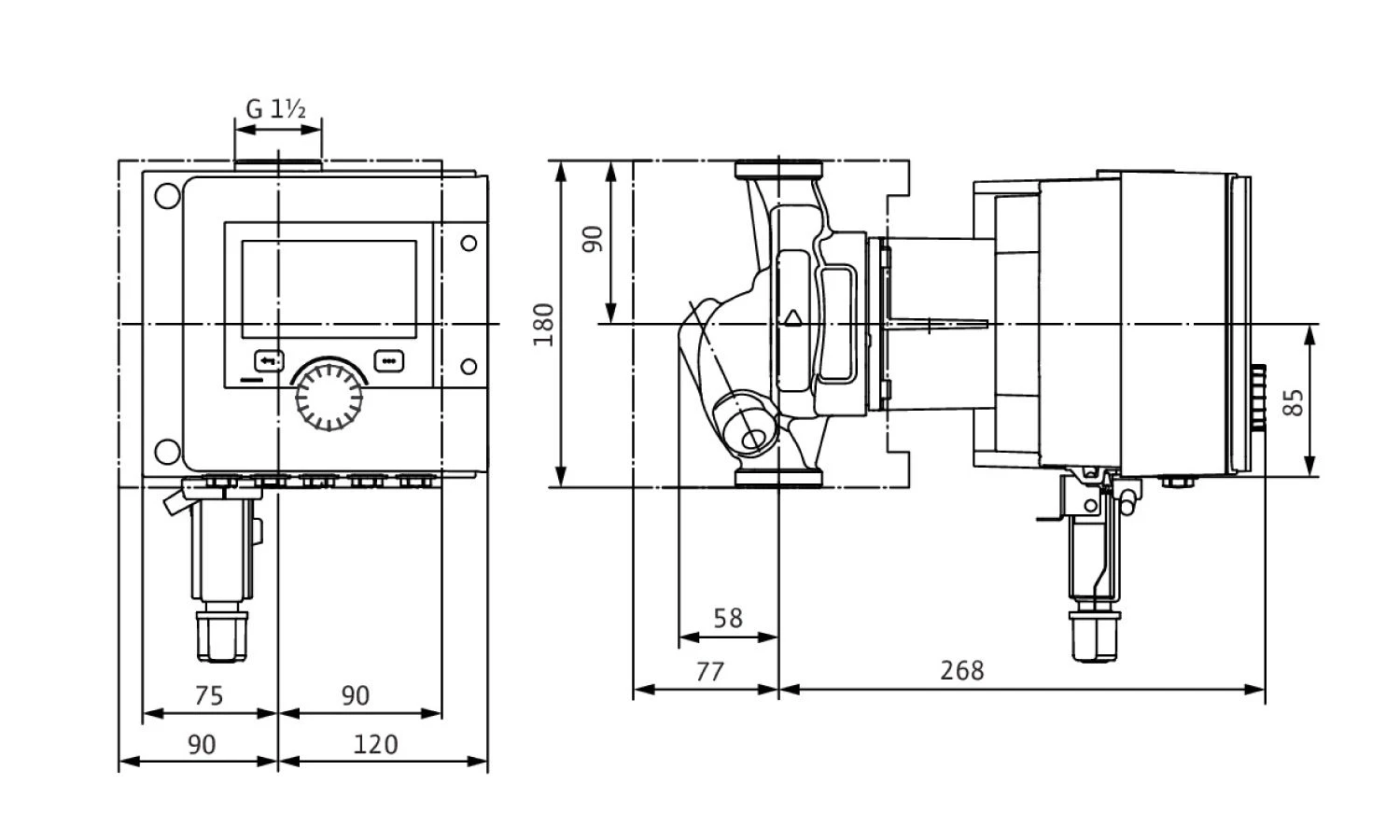 Wilo Stratos MAXO-Z Trinkwasserpumpe 2186309 25/0,5-12, PN 16, 230 V, 50/60 Hz 5 Wilo Stratos MAXO-Z Trinkwasserpumpe 2186309 25/0,5-12, PN 16, 230 V, 50/60 Hz – Bild 3