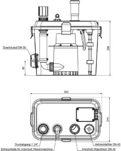 Zehnder Pumpen Schmutzwasser-Hebeanlage 11463 SWH 100, Überflur 5 Zehnder Pumpen Schmutzwasser-Hebeanlage 11463 SWH 100, Überflur -Heimwerkzeuge Zehnder Pumpen Schmutzwasser Hebeanlage 11463 SWH 100 Ueberflur 1